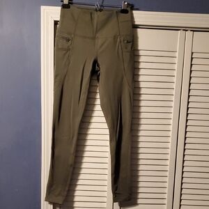 RBX Fleece Lined Olive Green Leggings